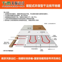 装配式环保型干法找平地暖